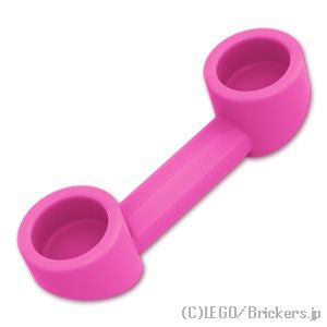 LEGO® パーツ 4649736 バー 1 x 3 - 受話器：[Dark Pink / ダークピンク] 6190-221 