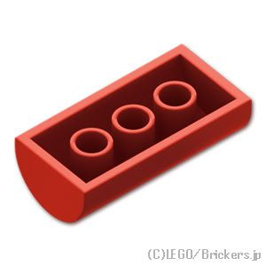 LEGO® パーツ - カーブ スロープ ダブル 2 x 4：[Red / レッド] 6192-021 