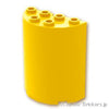 シリンダー ハーフ 2 x 4 x 4：[Yellow / イエロー]