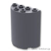 シリンダー ハーフ 2 x 4 x 4：[Dark Bluish Gray / ダークグレー]