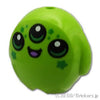 ミニフィギュア - ぬいぐるみエイリアンの顔：[Lime / ライム]