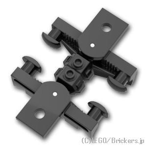 LEGO® パーツ 4537293/4589489/6125768/6172142 トレイン バッファー 先頭車両用 - マグネット内蔵連結器：[Black / ブラック] 64415c01-026 