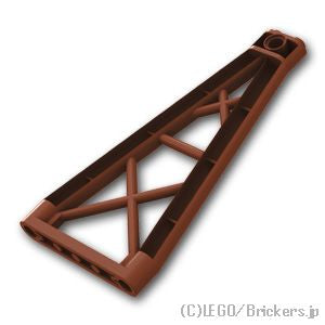 LEGO® パーツ 6256985 サポート 1 x 6 x 10 - 三角桁：[Reddish Brown / ブラウン] 64449-192 