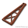 サポート 1 x 6 x 10 - 三角桁：[Reddish Brown / ブラウン]