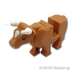 LEGO® レゴ パーツ 6317293 牛：[Md,Nougat / ミディアムヌガー] 64452pb01-137 