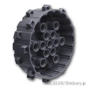 LEGO® パーツ 6007027/6178537 ハードホイール - スモールクリート：[Dark Bluish Gray / ダークグレー] 64711-199 