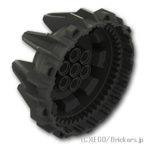 LEGO® パーツ 4538782 ハードホイール - スモールクリート＆フランジ：[Black / ブラック] 64712-026 