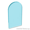 ガラス - ドアフレーム 1 x 6 x 7 - ラウンド(#40066)用 ：[Tr,Lt Blue / トランスライトブルー]