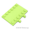 ヒンジ プレート 4 x 6 - デュアルロックフィンガー：[Yellowish Green / イエローイッシュグリーン]
