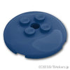 ディッシュ 4 x 4 - 4スタッドとピンホール：[Dark Blue / ダークブルー]