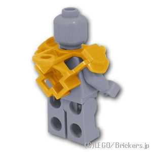LEGO® パーツ 6320673/6347776 ミニフィグ アーマー - ショルダーパッドと2刀の鞘：[Pearl Gold / パールゴールド] 65183-297 