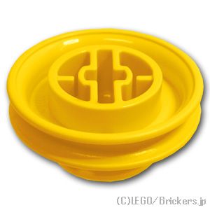 LEGO® パーツ 4271570/4600513/6124039/652724 デュプロ テクニック ベルトプーリー：[Yellow / イエロー] 6527-024 
