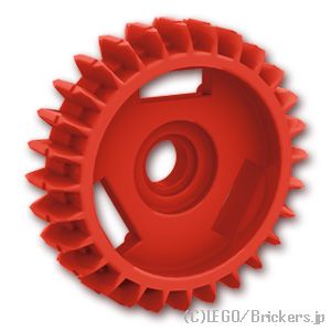 LEGO® パーツ 6285646 テクニック ダブル べベルギア 20歯 - ピン穴：[Red / レッド] 65413-021 