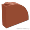 カーブ スロープ 4 x 1 x 2 2/3：[Reddish Brown / ブラウン]