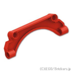LEGO® パーツ 6508526 テクニック パネル カーマッドガード アーチ9 x 1 x 3：[Red / レッド] 6618-021 