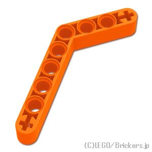 LEGO® レゴ パーツ 4528279/6097284/6360128 テクニック リフトアーム 1 x 9 - ベント(6 - 4)：[Orange / オレンジ] 6629-106 