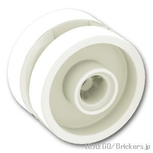 LEGO® パーツ 6290262 ホイール - 18 x 12 - ブレーキロータードット：[White / ホワイト] 66727-001 