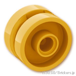 LEGO® パーツ 6365808 ホイール - 18 x 12 - ブレーキロータードット：[Pearl Gold / パールゴールド] 66727-297 