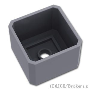 LEGO® パーツ 6452027 ブロック 立方体 - 4スタッド：[Dark Bluish Gray / ダークグレー] 66855-199 