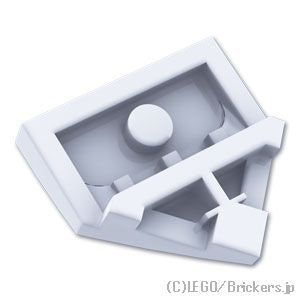 LEGO® パーツ 6331226 ウェッジ 2 x 2：[MetallicSilver / メタリックシルバー] 66956-MS 