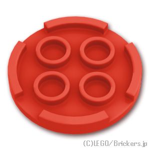LEGO® パーツ 6331874 ラウンド タイル 3 x 3：[Red / レッド] 67095-021 