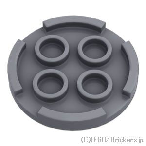LEGO® パーツ 6433729 ラウンド タイル 3 x 3：[Dark Bluish Gray / ダークグレー] 67095-199 