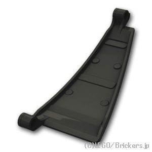 LEGO® パーツ 6390391/6472644 テクニック テーパー カーブ パネル 5 x13 ＃50 - 左：[Black / ブラック] 67142-026 