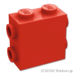 LEGO® パーツ 6542271 ブロック 1 x 2 x 1 2/3 - 3面スタッド：[Red / レッド] 67329-021 
