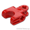テクニック 軸コネクター 2 x 3 - ボールジョイントソケット：[Red / レッド]