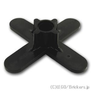 LEGO® パーツ 6324143 プロペラ - 4枚刃 5L 強化版：[Black / ブラック] 67737-026 