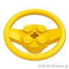ステアリングホイール - 2 x 2 ラウンドブロック：[Yellow / イエロー]