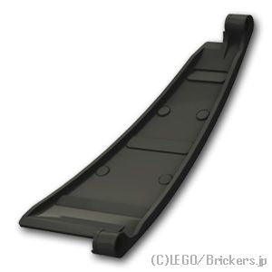 LEGO® パーツ 6390393 テクニック パネル カーブ 5 x13 ＃51 - テーパー右：[Black / ブラック] 68196-026 