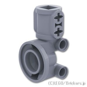 LEGO® パーツ 6317177 テクニック ステアリング ホイールハブホルダー / ショックアブソーバーヘッド：[Light Bluish Gray / グレー] 69636-194 