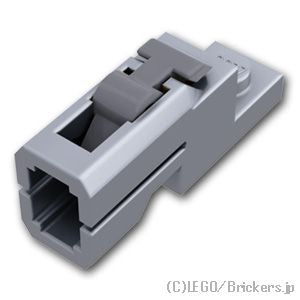 LEGO® パーツ 6336664 タイルシューター - ダークグレートリガー：[Flat Silver / フラットシルバー] 73831-308