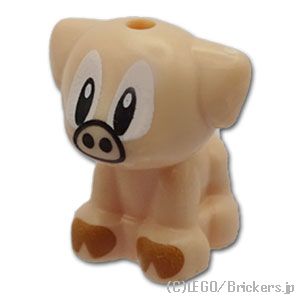 LEGO® レゴ パーツ 6443196 ピッキー - ソニック・ザ・ヘッジホッグ：[Light Nougat / ライトヌガー] 69901pb09-283 