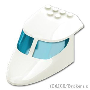 航空機 コクピット部 - トランスライトブルーガラス付：[White / ホワイト]