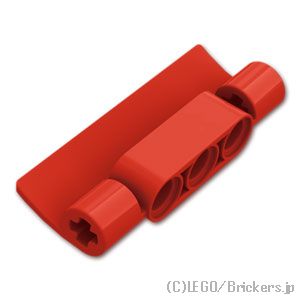 LEGO® パーツ 6523807 テクニック パネル カーブ 2 x 5 x 1：[Red / レッド] 7101-021 