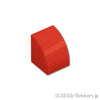 カーブ スロープ 1 x 1：[Red / レッド]