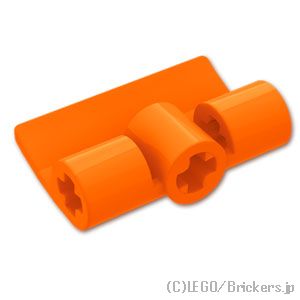 テクニック パネル カーブ 2 x 3 x 1：[Orange / オレンジ]