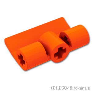 テクニック パネル カーブ 2 x 3 x 1：[Reddish Orange / レディッシュオレンジ ]