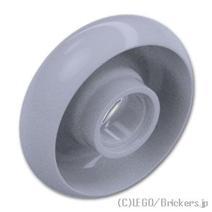 バルーンタイヤ 17.6 x 6.4 - ピン穴：[Light Bluish Gray / グレー]