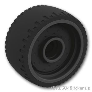 ホイール&タイヤ 24 x 12 -ピン穴：[Black / ブラック]