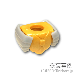 LEGO® パーツ ポールドロン セグメント 2個セット：[Pearl Lt,Gray / パールライトグレー] cp-bf-00910-56-131 