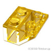 逆スロープ 45°- 2 x 2：[Tr,Yellow / トランスイエロー]
