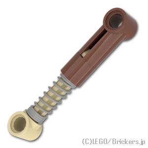 LEGO® レゴ パーツ 6519042 テクニック ショックアブソーバー 6.5L - ハードスプリング：[Reddish Brown / ブラウン] 731c10-192 