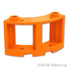 ウィンドウ フレーム 3 x 3 x 2 - ラウンドコーナー：[Orange / オレンジ]