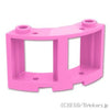 ウィンドウ フレーム 3 x 3 x 2 - ラウンドコーナー：[Bright Pink / ブライトピンク]