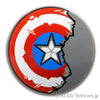 ラウンドシールド - キャプテン・アメリカ ダメージ：[Dark Bluish Gray / ダークグレー]