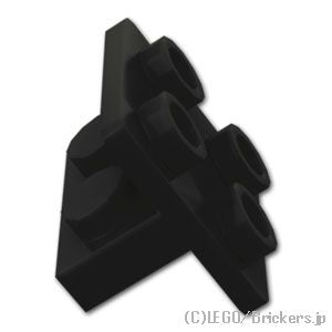 LEGO® パーツ 6563402 ブラケット インバート 1 x 2 - 2 x 2 - センター：[Black / ブラック] 7674-026 