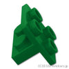 ブラケット インバート 1 x 2 - 2 x 2 - センター：[Green / グリーン]
